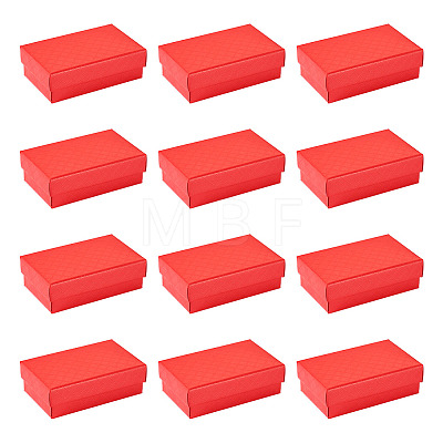Rectangle Cardboard Paper Jewelry Box CON-TAC0015-01D-1