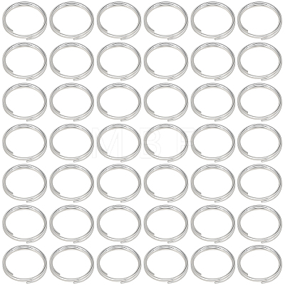 SOFPLATE 500Pcs 304 Stainless Steel Split Rings STAS-SP0001-66C-1