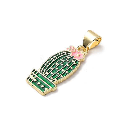 Brass Enamel Pendants LS-FIND-I054-01E-G-1