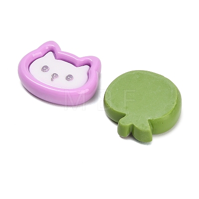 Kawaii Opaque Resin Cabochons RESI-C074-01-1