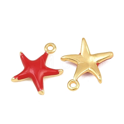Brass Enamel Pendants KK-CBA3642-03G-07-1