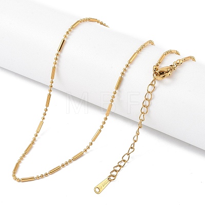 Ion Plating(IP) 201 Stainless Steel Chain Necklaces NJEW-P309-27G-1