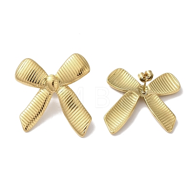 304 Stainless Steel Stud Earrings for Women EJEW-I303-06G-1