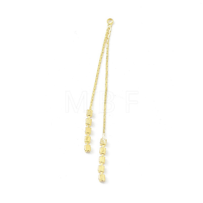 Brass Coreana Chain Tassel Big Pendants KK-P227-12G-1