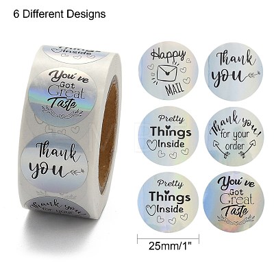 Laser Self-Adhesive Paper Gift Tag Stickers X-DIY-K027-F01-1