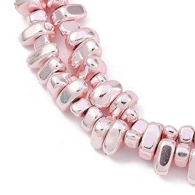 Baking Paint Electroplated Synthetic Non-magnetic Hematite Beads Strands X-G-H072-D01-01B-1