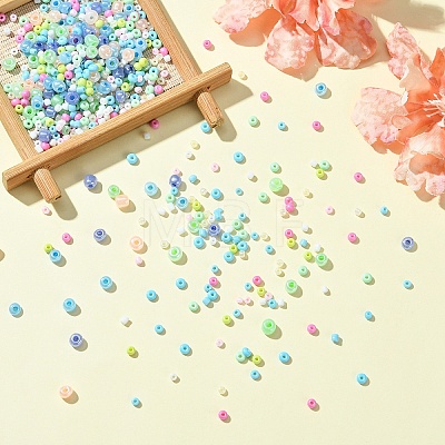 12 Colors Mixed Style Glass Seed Beads Sets SEED-YW0002-58-1