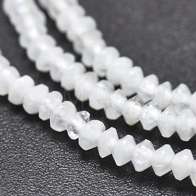 Natural White Moonstone Beads Strands G-F686-15A-01-1