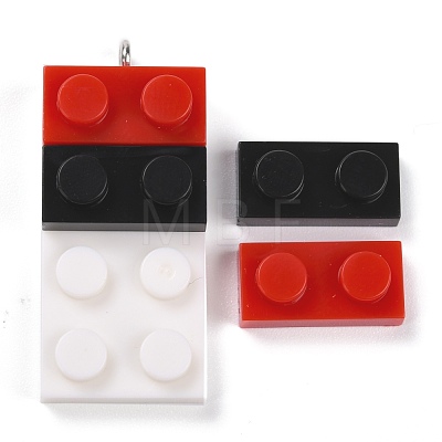 Resin Pendants RESI-E017-C10-1