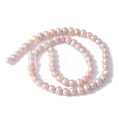 Natural Cultured Pearl Beads Strands PEAR-I007-07R-03B-1