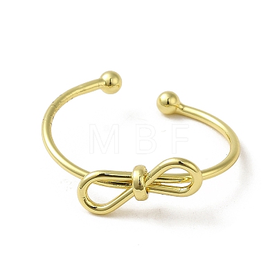 Brass Cuff Rings for Women RJEW-D026-03G-1