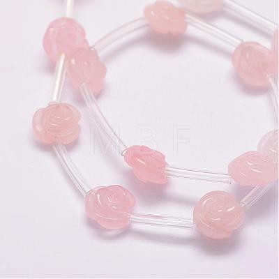 Natural Rose Quartz Beads G-O156-A-16-1