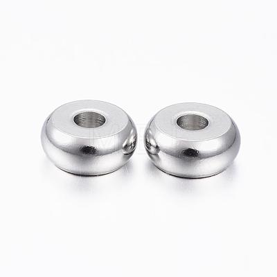 Tarnish Resistant 201 Stainless Steel Spacer Beads STAS-H376-43-1