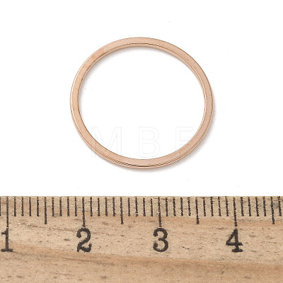 304 Stainless Steel Plain Band Rings STAS-I160-F03-KCG-1