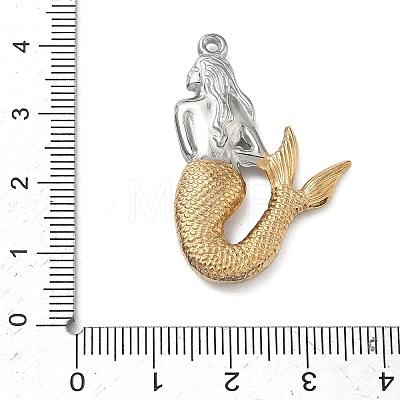 Two Tone 304 Stainless Steel Pendants STAS-A142-07A-GP-1