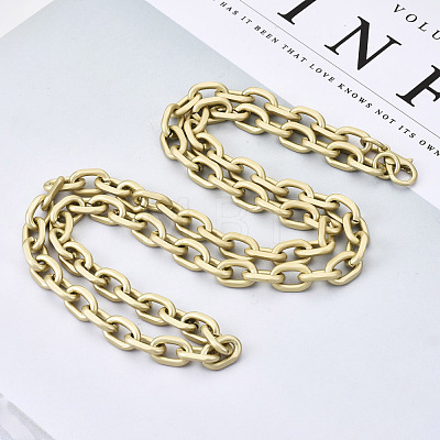 Iron Cable Chains Necklace Making MAK-N034-003A-MG-1
