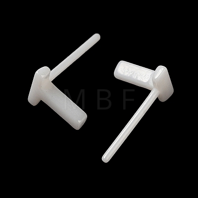 Hypoallergenic Bioceramics Zirconia Ceramic Stud Earrings EJEW-F340-04T-1