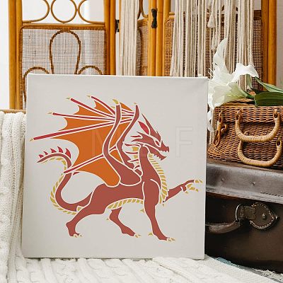 Plastic Reusable Drawing Painting Stencils Templates DIY-WH0172-394-1