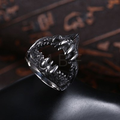Men's Stainless Steel Finger Rings RJEW-BB29907-12-1