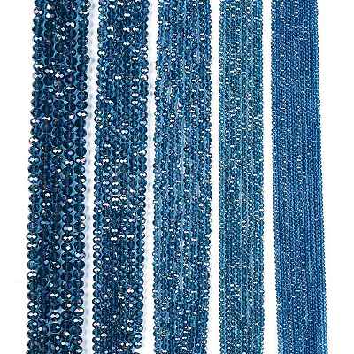 Electroplate Glass Beads Strands LS-EGLA-A044-T6mm-B27-1