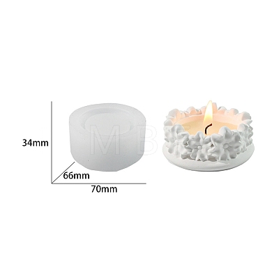 Flower DIY Candle Holder Silicone Molds PW-WG9D31E-01-1