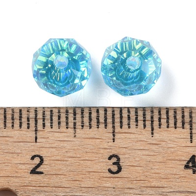 AB Color Plated Glass Beads EGLA-P059-03B-AB06-1