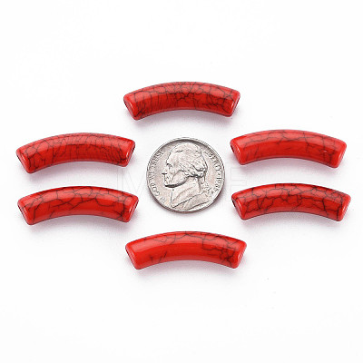 Opaque Crackle Acrylic Beads LS-MACR-S372-002N-009-1