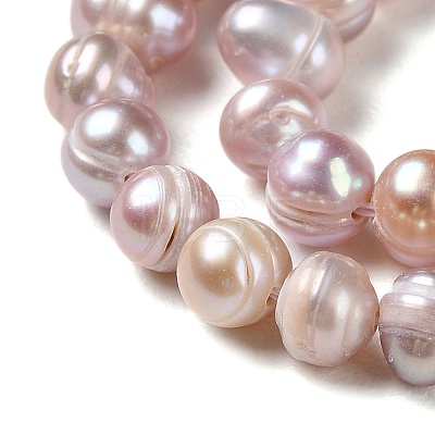Natural Cultured Freshwater Pearl Beads Strands PEAR-E018-79B-1