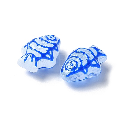 Baking Paint Glass Enamel Beads BLOW-D300-04A-1