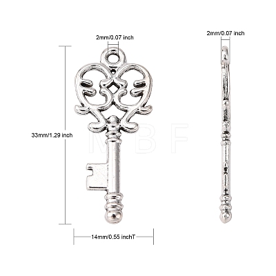 Tibetan Style Alloy Pendants LS-LF11137Y-1