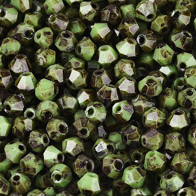 Picasso Glass Seed Beads SEED-N011-02H-1