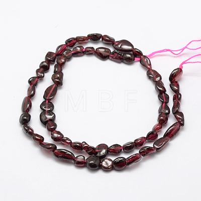 Natural Garnet Beads Strands G-F521-36-1