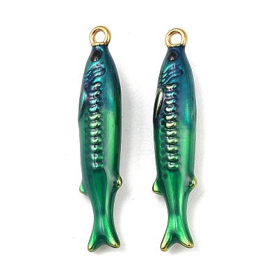 304 Stainless Steel Enamel Pendants STAS-C150-01A-1