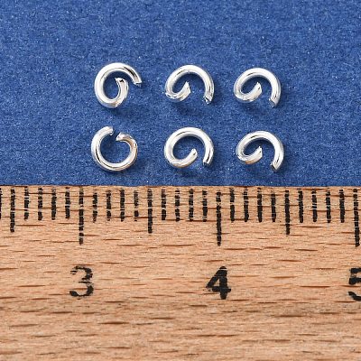 Brass Open Jump Rings KK-G604-08S-14-1