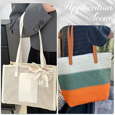 18Pcs 9 Colors PU Leather Bag Handles DIY-CL0001-77-1