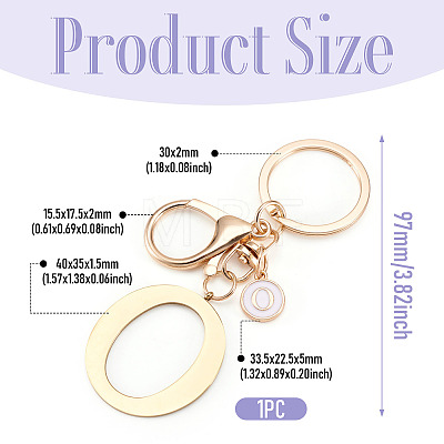 Stainless Steel Keychains KEYC-TAC0035-004O-G-1