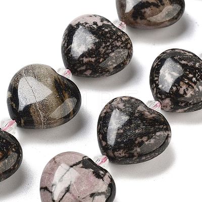 Natural Rhodonite Beads Strands G-C150-A28-01-1