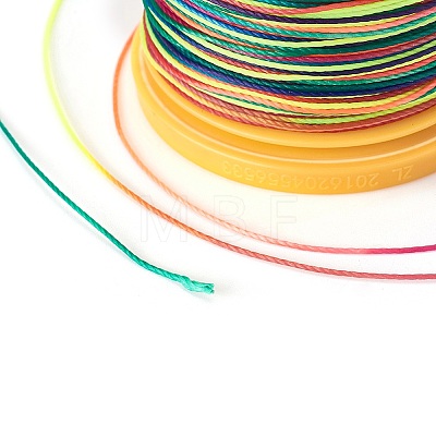 Round Waxed Polyester Cord YC-E004-0.65mm-N654-1