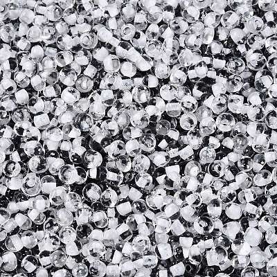 8/0 Inside Colours Transparent Glass Seed Beads SEED-T007-06B-1