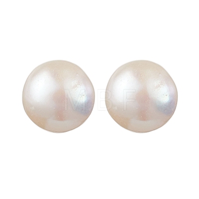 Natural Pearl Ear Studs EJEW-P286-35P-1