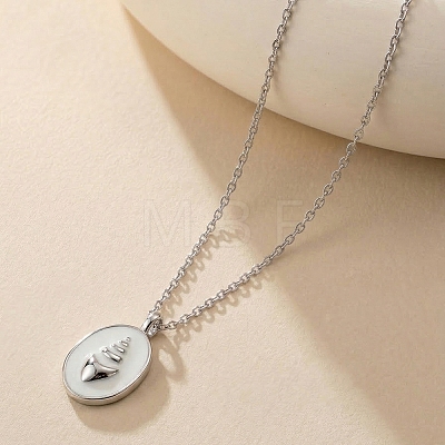 925 Sterling Silver Enamel Pendants SE-CBA9BBC-09P-1