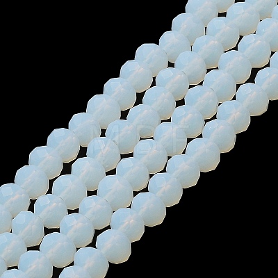 Imitation Jade Solid Color Glass Beads Strands EGLA-A034-J3mm-MD06-1