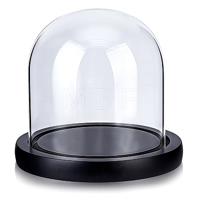 Arch Glass Dome Cover AJEW-WH0596-866C-03-1