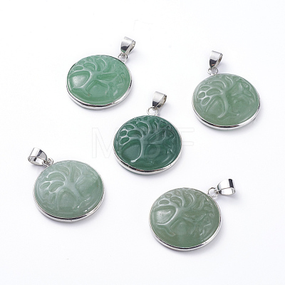 Natural & Synthetic Mixed Stone Pendants G-G807-B-1