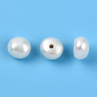 Grade 3A Natural Cultured Freshwater Pearl Beads PEAR-N018-3A-5055A-1