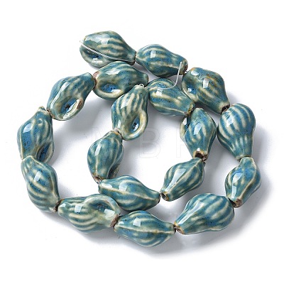 Ocean Series Handmade Porcelain Beads PORC-R002-04I-1