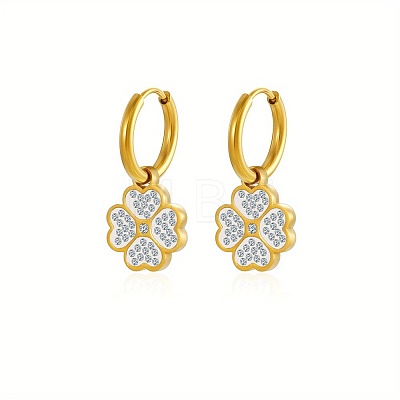 304 Stainless Steel Hoop Earrings AY4063-2-1