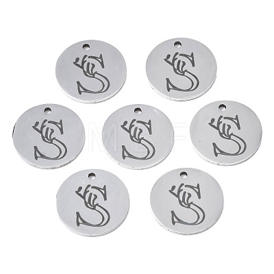 Non-Tarnish 304 Stainless Steel Charms STAS-T059-26P-S-1