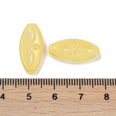 Transparent Glass Beads DGLA-E004-14H-1