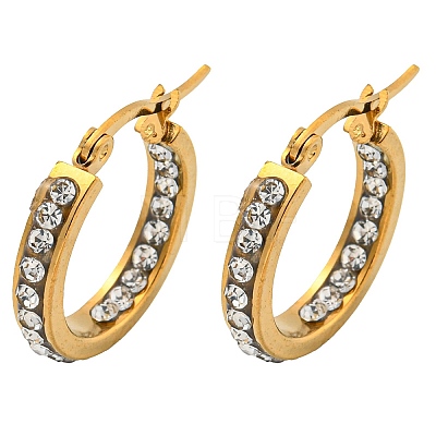 PVD Vacuum Plating 202 Stainless Steel Hoop Earrings EJEW-H003-42G-01-1